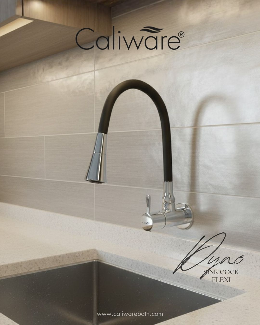 Caliware Kitchen Sink Faucet Wall Mounted
